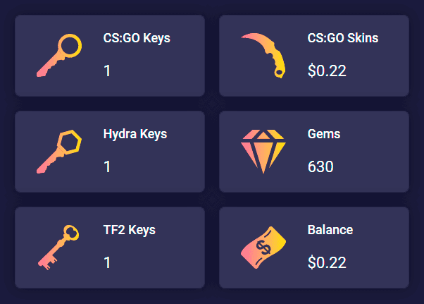 What types of keys do you accept for exchange?